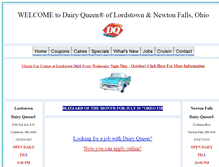 Tablet Screenshot of lordstowndq.com